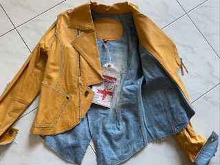 Giubbotto donna Vintage in pelle tg M Zuelements