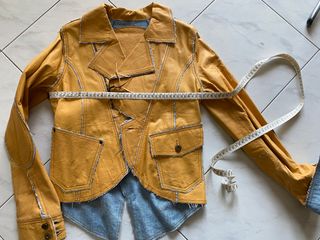 Giubbotto donna Vintage in pelle tg M Zuelements