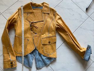 Giubbotto donna Vintage in pelle tg M Zuelements