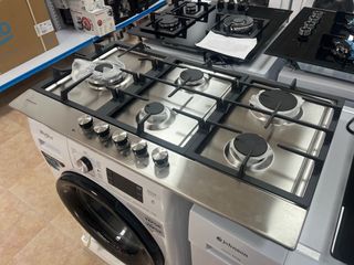 PLACA ENCIMERA GAS INOX 5 F  