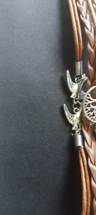 Pulsera infinito árbol de la vida cuero 