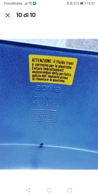 Carena manubrio Leonardo 125 150 gr