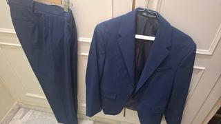 Traje chaqueta azul
