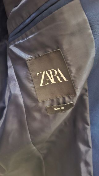 Traje chaqueta azul