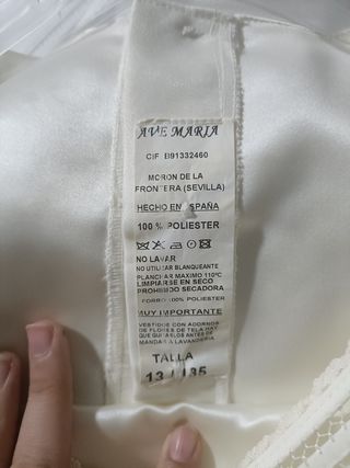 Vestido de comunión