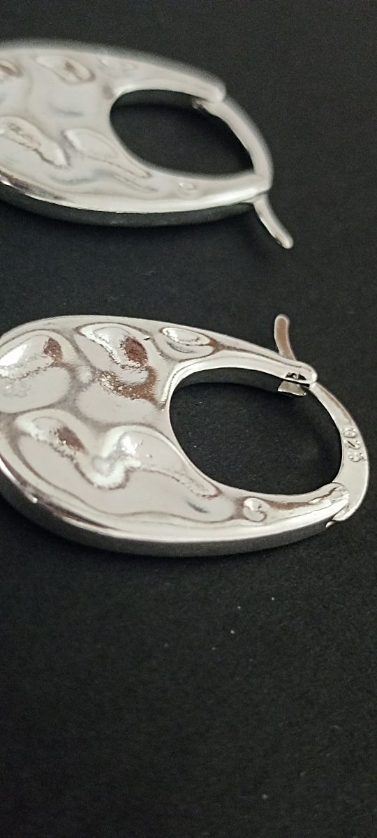 Pendientes aros plata 925 nuevos