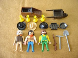 Playmobil 3747 SET BUSCADORES DE ORO con 3 FIGURAS