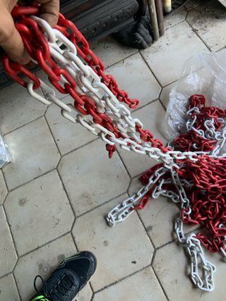 Catena plastica  17 mt