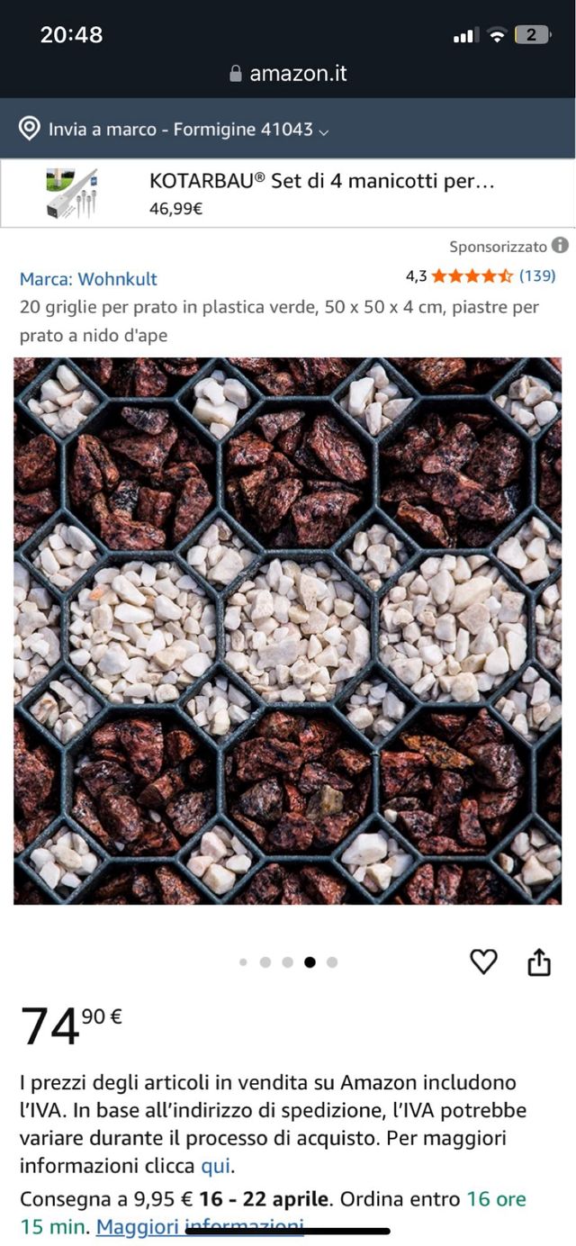 26 Griglie per prato giardino