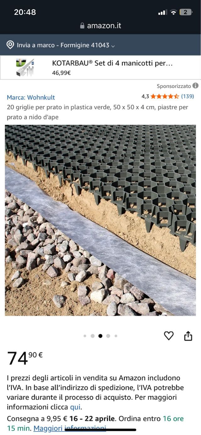 26 Griglie per prato giardino