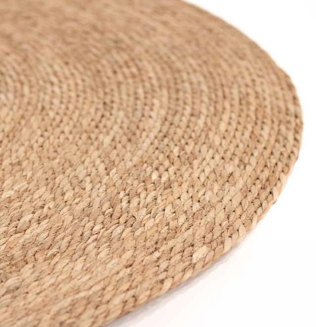alfombra yute  natural  120 cm