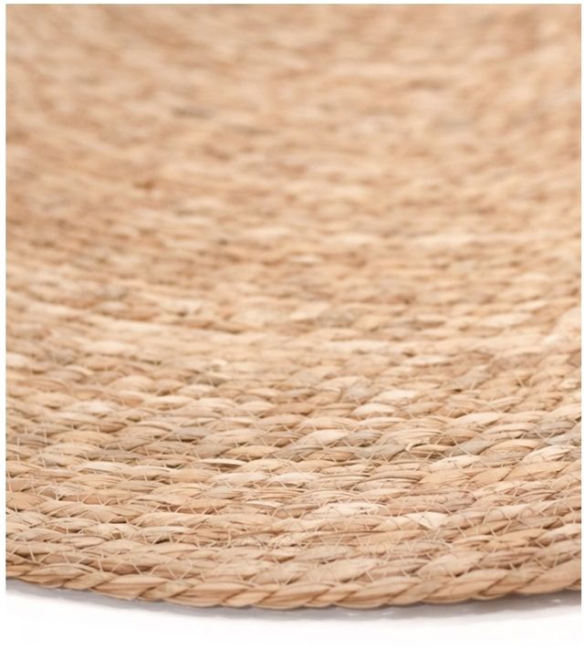 alfombra yute  natural  120 cm