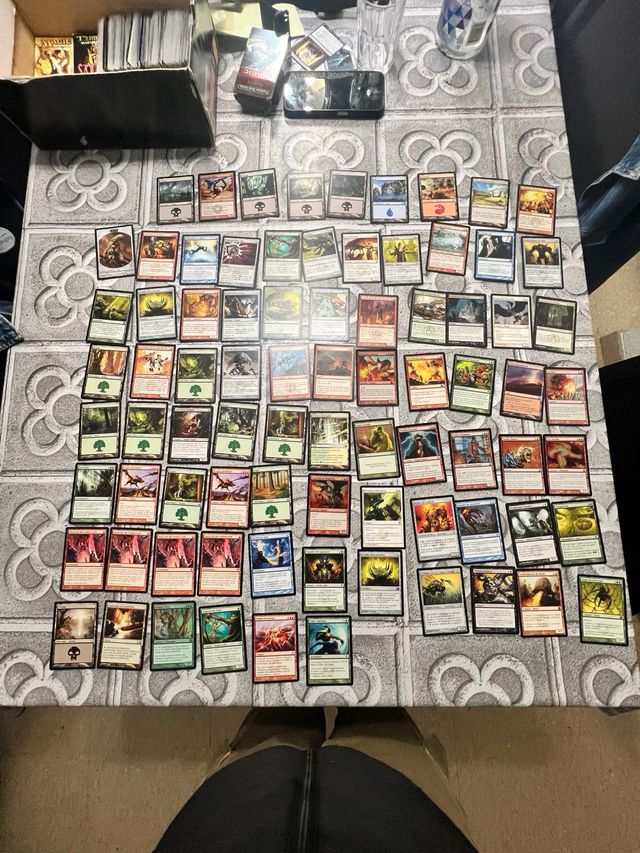 Lote caja mixta cartas Magic