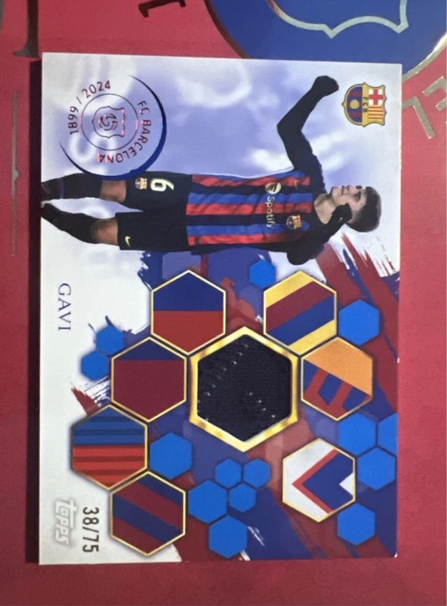 Gavi relic /75 patch fcbarcelona 125