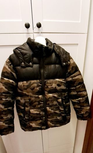 Piumino mimetico bambino 12 anni