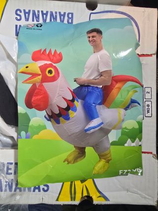 Costume gonfiabile gallo