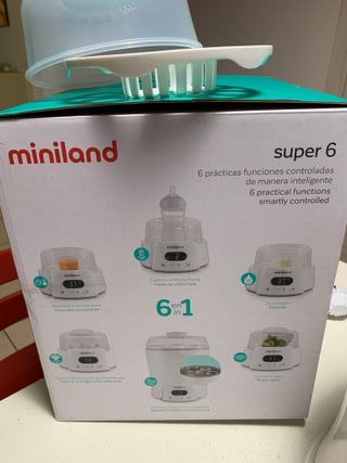 Miniland Super 6 6in1 sterilizzatore e scaldabiber
