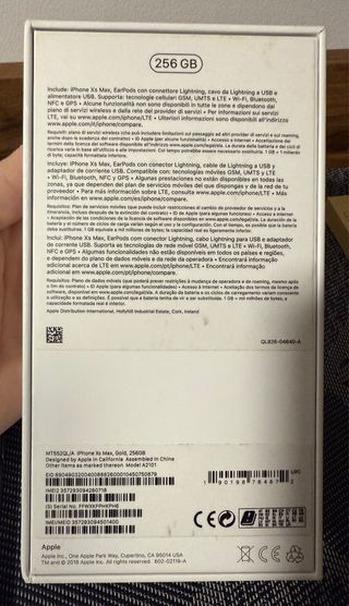 IPhone XS Max 256Gb funcionando.