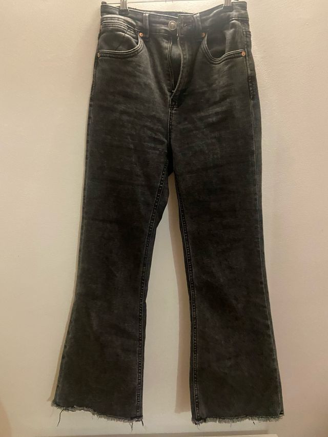 Jeans cropped flare D78