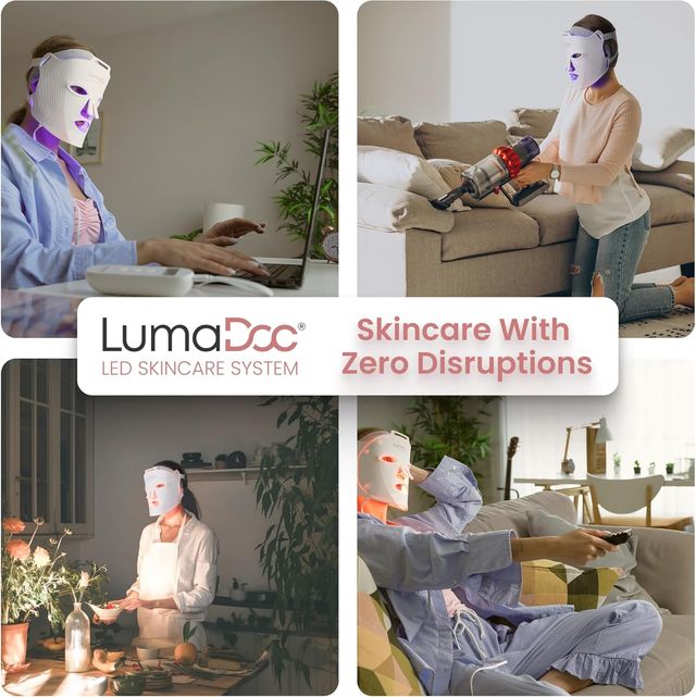 Terapia luz mascarilla facial 💆🏼