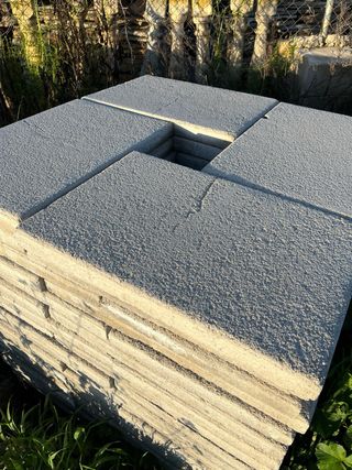 Terrazo Granallado 40x60x5 con defecto a 4 eurm2 