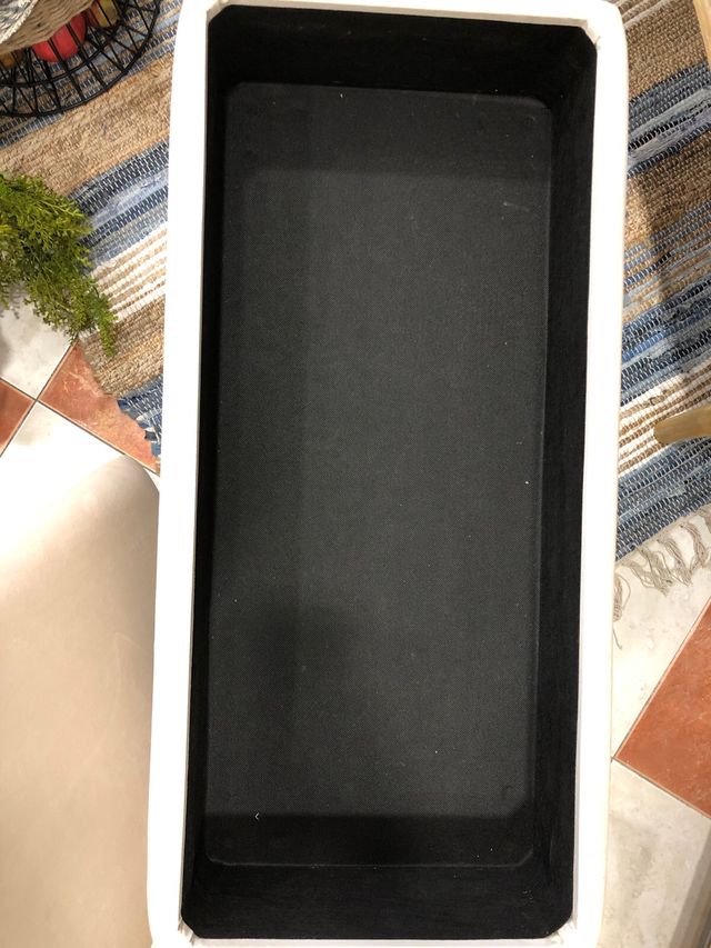 DESCALZADORA PUFF TERCIOPELO BEIGE