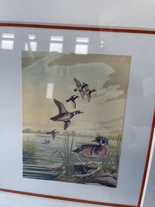 ✅ coppia di quadri in foglia d'oro realizzati in Francia