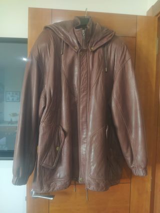 Cazadora De Piel Vintage 