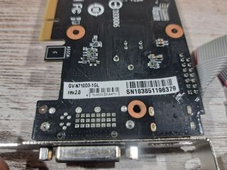 Nvidia GT 710 1GB DDR3 Perfil Bajo (GigaByte)