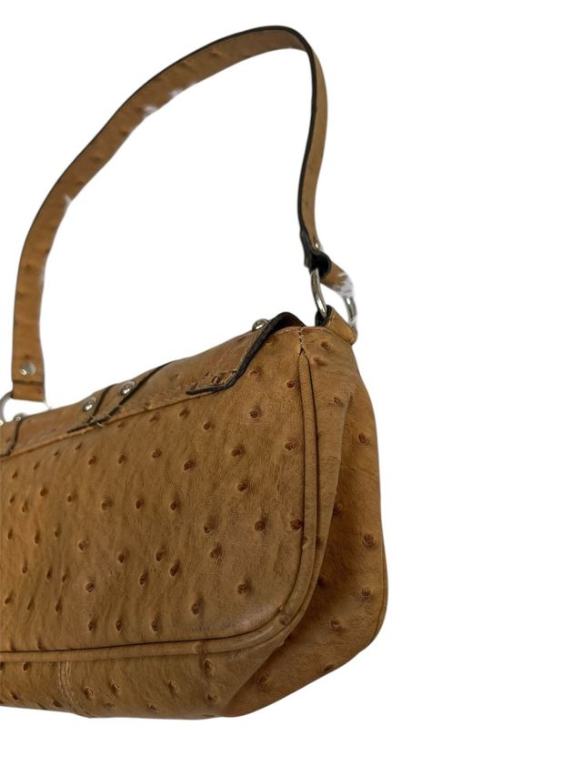 Borsa a spalla Guess vintage y2k marrone struzzo