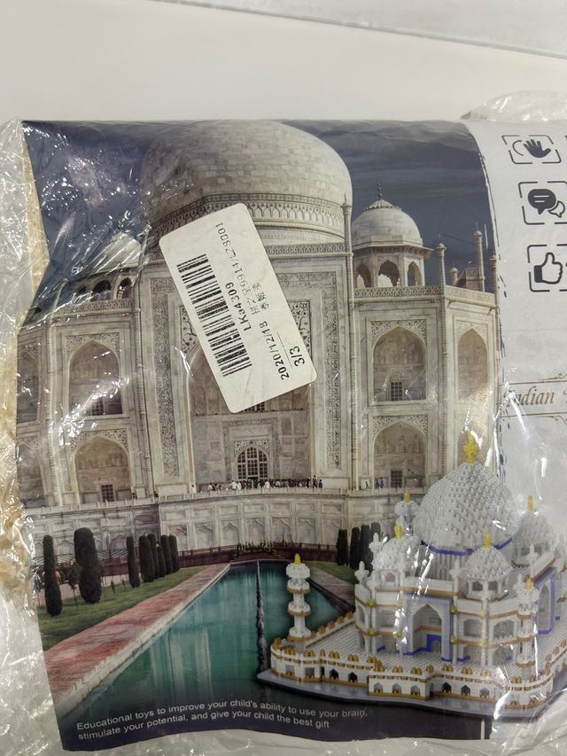 Construcción Taj Mahal. Tipo Lego