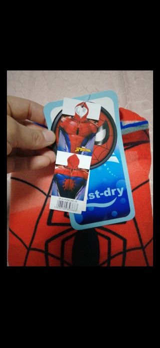 Poncho bambino Spiderman nuovo 