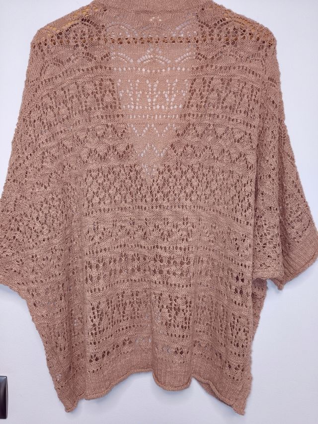 Chaqueta punto calado