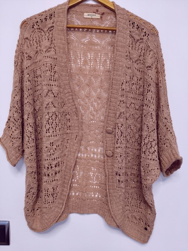 Chaqueta punto calado