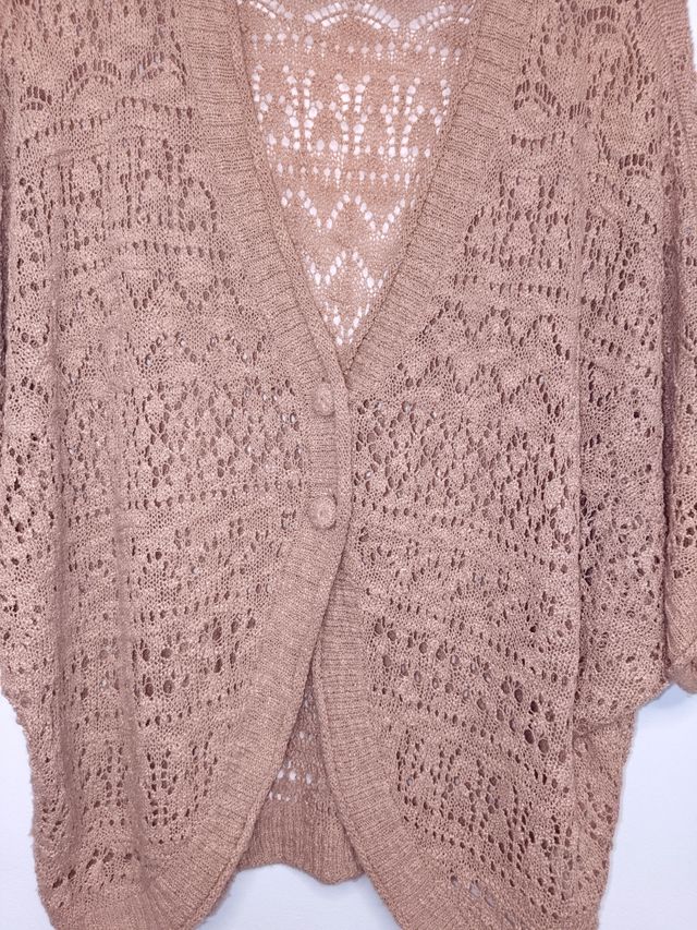 Chaqueta punto calado