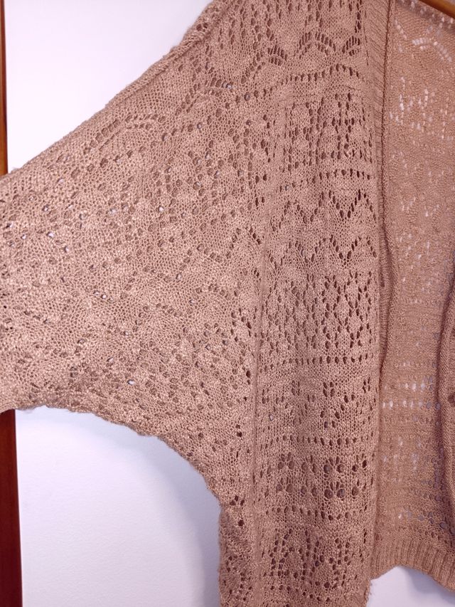 Chaqueta punto calado