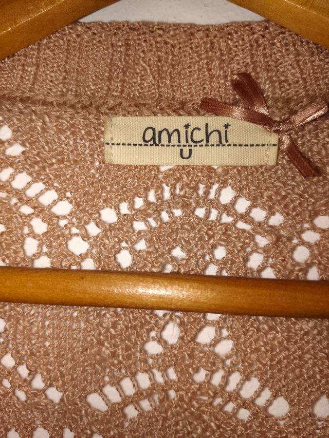 Chaqueta punto calado