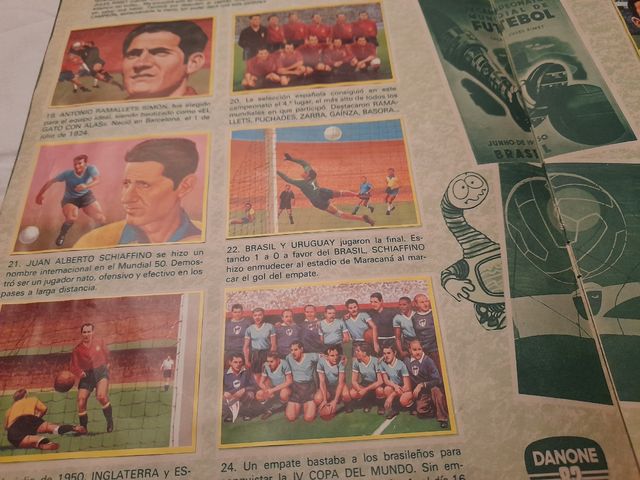 Álbum Fútbol en acción Danone 82
