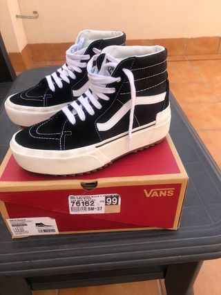 Zapatillas Vans con plataforma talla 37