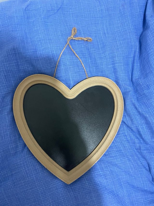 Pizarra corazón