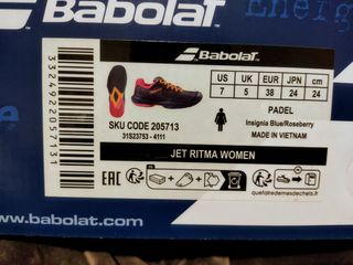 Zapatillas mujer padel Babolat T 38