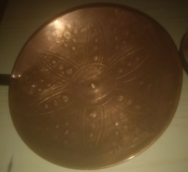 RUSTICA ESPUMADERA DE LATON