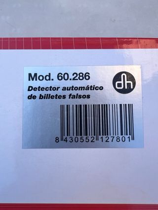 Detector billetes falsos
