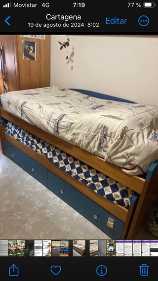 Cama nido madera