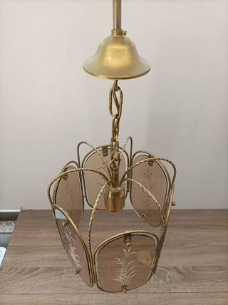 LÁMPARA VINTAGE HEXAGONAL