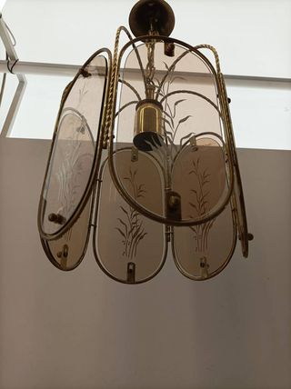 LÁMPARA VINTAGE HEXAGONAL