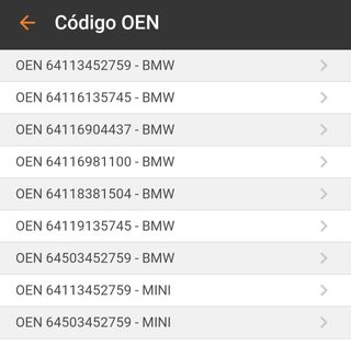 Válvula expansión BMW