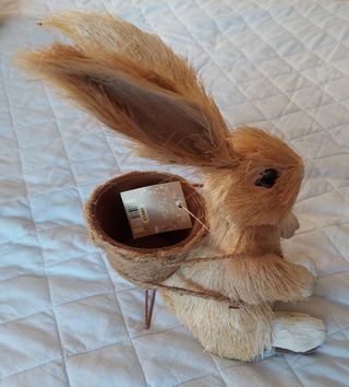 Coniglietto porta uovo o vaso