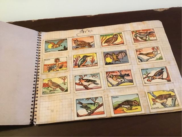 Album cromos antiguo