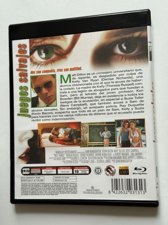 Juegos Salvajes 1998 blu ray Tripictures